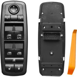 Master Power Window Switch Driver Side Front Left Door Control Button,Fits 20162022 Ram 1500 2500 3500,20112019 Dodge Charger,2011-2020 Chrysler 200 300, | Replaces 68139805AB,68139805AA,56046823AE