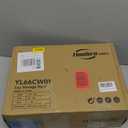 HOOBRO Stuffed Animal Storage & Organizer, Bamboo Stuffed Animal Holder with Fabric Drawer and DIY Chalkboard, Plush Toy Organizer for Playroom, Living Room, Nursery, Natural and Beige YL66CW01