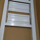 WOA WOA 3 Step Ladder, Foldable Step Stool, Aluminum Lightweight Ladder for Home Kitchen Closet, Anti-Slip Pedals, Ease of Folding, Portable, 300lbs Capacity - White