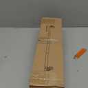 Vintage Decorative Black Curtain Rods for Windows 28 to 48 Inch Adjustable Heavy Duty 1'' Diameter Curtain Rod with Owl Finials for Bedroom Living Room Kitchen Farmhouse (18-60'')