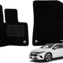 WENNEBIRD Superior Carpet Front Row Floor Mats for 2023-2025 Mercedes-Benz EQS SUV (X296) / EQE SUV (X294), Premium All Weather Anti-Slip Waterproof Floor Liners, 0.6 Inch Thickness Rugs - 2pc