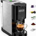 5 in 1 Single Serve Coffee Maker for K-Cup Pods, Nespresso Original, Dolce Gusto, ESE 44mm and Ground Coffee, 19 Bar Espresso Coffee Machine with Fast Brewing for Home Kitchen Office, Classic