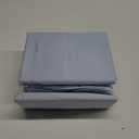 THREAD SPREAD 100% Pure Egyptian Cotton Sheets Queen Size - 1000 High Thread Count Sheet, 4 PC Luxury Hotel Sheets for Queen Bed, 16" Deep Pocket Sateen Soft Cooling Bedding Sets - Light Blue