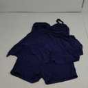 Aqua Eve Women Plus Size Tankini Swimsuit Two Piece Flowy Swimdress Bathing Suits with Shorts 18W