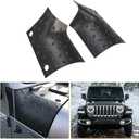 Kiwi Master Cowl Body Armor Outer Cowl Covers JL Corner Guards for 2018-2026 Jeep Wrangler JL Gladiator JT Sport Willys Sahara Rubicon, JL JT Exterior Accessories Parts, Black
