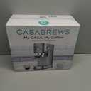 CASABREWS CM5418 Espresso Machine 20 Bar, Compact Espresso Maker with Steam Milk Frother, Stainless Steel Coffee Machine with 34oz Removable Water Tank for Cappuccino, Gift for Women or Men, Silver