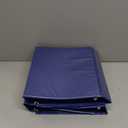 Samsill 4 Pack Durable 1.5 Inch 3 Ring Binders, Round Ring, Clear View Cover for Presentations, Blue
