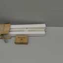 DEZ FURNISHINGS Cordless 1" Mini Blind with Flexible Slats, 27" W x 48" H, Pearl White