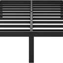 SHLAND Full Size Bed Frame, 14 Inch Heavy Duty Metal Platform Bed Frame No Box Spring Needed, Storage Space, No Noise, Easy Assembly