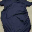 Bhome Maternity Shirt Short Sleeve Tshirt Summer Layering Pregnancy Tee M