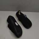 XIHALOOK Womens Slippers Wide Diabetic Shoes with Adjustable Strap for Diabetic Swollen Feet Outdoor Indoor Walking Shoes (Black)