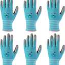 ANDANDA Kids Gardening Gloves, Nitrile Coated Children Yard Work Gloves with Grip, Suitable for Toddlers, Children, Girl, Boy