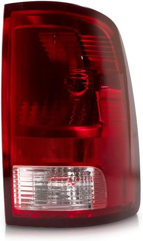 KarParts360 For Ram 1500 Classic 2019 2020 2021 2022 Tail Light Assembly Passenger Side | Rear | CAPA Certified | Standard Type | Clear and Red | Replacement For CH2819124, CH2819124C | 55277414AF