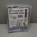 Fostanfly Washable Pee Pads for Dogs, 2 Pack Large 36"x41" Ultra-Absorbent and Leak-Proof Non-Slip Reusable Potty Training Pads for Dogs, Cats, Puppy, Potty Training of Add 8 Lanyards (Gray)