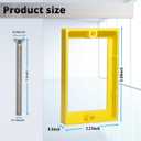HXH 1Gang Receptacle Outlet Box Extenders, 0.5 Yellow Junction Box Extender, Heat-Resistant, Includes 10 Screws, (Pack of 5)