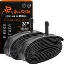 2-PCS 26" Heavy Duty Bike Tubes 26x1.75/1.95/2.125/2.25 AV Schrader Valve (45/57-559) 26" Bicycle Tube Compatible with 26 x 1.75 26x1.95 26x2.0 26x2.10 26x2.125 26x2.20 26x2.25 Tire Tubes