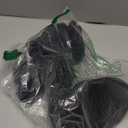 Waterproof Shoe Covers, Reusable & Foldable Rain Boot Shoe Cover with Zipper, Non-Slip, Reflector, Men Women Rain Gear, Black (XX-Large)