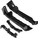 Front Bumper And Headlight Bracket Set of 4 Driver and Passenger Side Compatible with CRV 2017-2022 Replaces 71193-TLA-A01