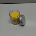 DEYBBY 5oz Beeswax Jar Candle - Natural Beeswax Gift,30 Hrs Burn - Handpour Candle for Dinner Home Spa Decor (large-1 pack)