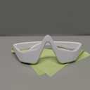 Under Eye Red Light Therapy Glasses, Red Light Therapy Device Microcurrent Eye Massager, Botanique Paris Eyes Bag Remover for Reduce Dark Circles and Wrinkles (White)