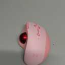 seenda Wireless Trackball Mouse, Bluetooth Ergonomic Rollerball - Rechargeable Multi-Device USB/Bluetooth Connection, Thumb Control Compatible for Mac/Android/Windows Computers, Pink