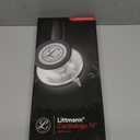 3M Littmann Cardiology IV Diagnostic Stethoscope, 6240, More Than 2X as Loud, Weighs Less, Stainless Steel High Polish Rainbow-Finish Chestpiece, 27" Black Tube, Smoke Stem, and Headset