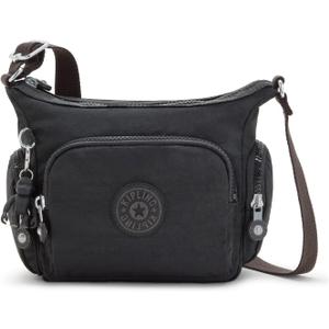 Kipling Gabbie Mini Printed Crossbody Bag (11''L x 7.5''H x 3.3''D, Black Noir)