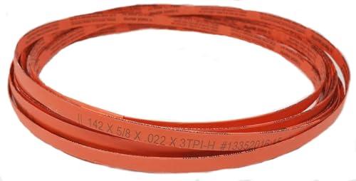142x5/8x3TPI - 2 Pack or 4 Pack - Bone in Meat Cutting Bandsaw Blades - Fits Hobart Model 6801 (4 Pack)