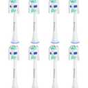 Replacement Brush Heads for Philips Sonicare Toothbrush Handles Toothbrush Heads for Sonicare (Pack of 8)