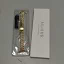 MioHHR Slim Metal Band Compatible with Apple Watch Band 42mm(Series 11 10) 41mm(Series 9 8 7) 40mm(Series 6 5 4 SE3/2/1) 38mm(Series 3 2 1),Stainless Steel iWatch Bands for Women,Gold