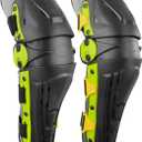 Motocross Knee Shin Guards for Adults Youth，Motorcycle Riding Knee Pads for Long Leg Protection. Adjustable Bendable Design for Mem Woman in Outdoor Sports, One Size (Black)