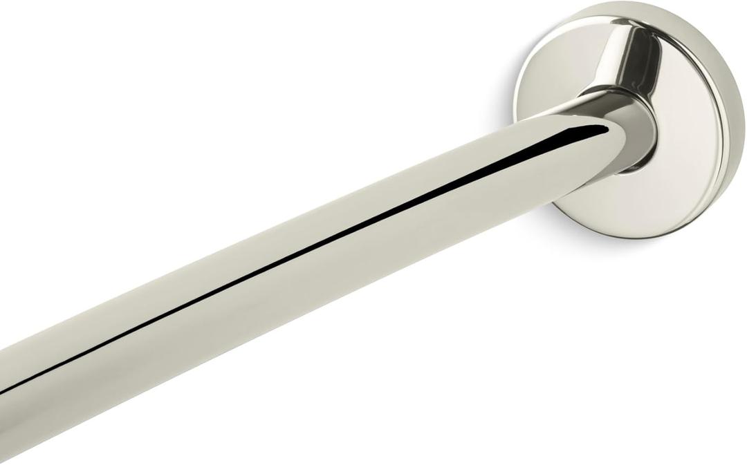 KOHLER K-9351-SN EXPANSE CURVED SHOWER ROD - CONTEMPORARY, Vibrant Polished Nickel
