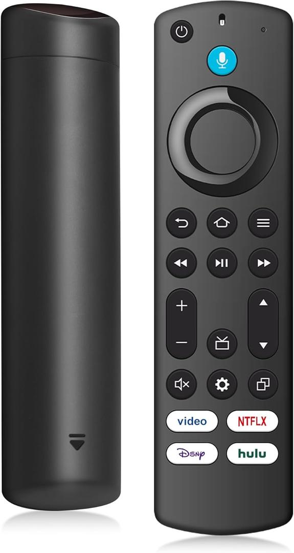 Remote Control Replacement Compatible with All Fire Omni QLED Serie, for Hisense, TCL Smart TV Stick (2nd Gen/3rd Gen/4K/Lite/4K Max), TV 3rd Gen/Cube/Insignia/Pioneer with Voice Control