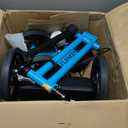 ELENKER Adjustable Steerable Knee Scooter for Foot Injuries Ankles Surgery Medical Knee Walker Crutches Alternative Light Blue