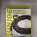 Sun Joe SPX-25H 25 Ft. Medium-Duty Pressure Washer Extension Hose, M22-15 MM Connectors, Compatible with Sun Joe SPX Series (Except SPX1500/1501), Manufacturer Original (Black)
