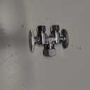 XFITTING 10 Pcs Dual Straight Valve 3/8 Inch x 3/8 Inch x 5/8 Inch OD Compression, 4-4-3=10XX