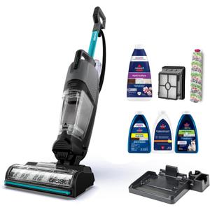 Bissell CrossWave HydroSteam Deluxe Wet Dry Vac, Multi-Purpose Vacuum, Wash, and Steam, Formula Included, Blue, 3515Q
