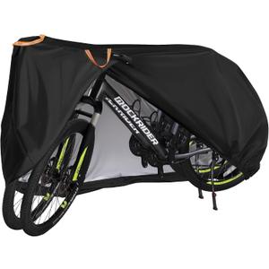 Puroma Bike Cover for 1/2/3 Bikes, Waterproof Outdoor Storage Bicycle Covers Rain Sun UV Dust Wind Proof with Lock Hole for Mountain Road Electric Bike