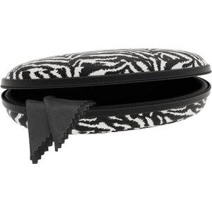 XANAD EyeGlass Case Hard Shell for Sunglasses/Blue Light Glass/Safety Glasses/Reading Glass/Night Driving Glasses(Zebra Pattern) (Zebra Animal Print)