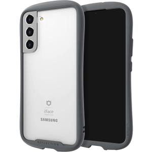 iFace Reflection Case [ Compatible with Galaxy S22 Plus ]  Cute Dual Layer [TPU + 9H Tempered Glass] Hybrid Shockproof Samsung Protective Cover [Drop Tested] [Wireless Charging Compatible] - Gray
