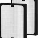 Classic 200/300 Series Particle HEPA Filter Replacement Compatible with Blueair Classic 200/300 Series Air Cleaner Purifier Models 201, 203, 205, 215B, 250E, 270E, 303, 2 Pack