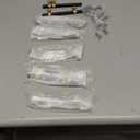 goldenwarm 10 Pack Black and Gold Cabinet Pulls 4 Inch Kitchen Cabinet Handles Black Kitchen Drawer Pulls for Dresser Bathroom Modern Hardware,Zinc Alloy Base