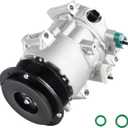 AC Air Conditioner Compressor with Clutch Fit for Toyota Camry 2.4L 2007-2008 2009 (built in Japan, from 03/2009), for RAV4 2.4 2006-2008, for Hiace 2006-2018 2.7L