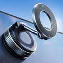 Magnetic Car Phone Holder MountUpgraded Anti-Loose-Arm Version 360 Adjustable Nano Gel Vacuum Suction Cup Phone Holders for Your Car for MagSafe Cases iPhone 17-12 [108lbs & 3000gf]