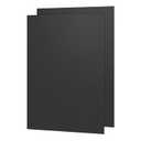 KAITELA Black ABS Plastic Sheet 18" x 24" x 0.060" Moldable Flexible Thermoplastic Board 1/16" Thick (1.5mm) for Craft Projects, Robotics Competitions - Textured & Smooth Surface, Pack of 2