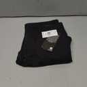 Haloumoning Boys School Uniform Chino Pants Kids Elastic Waist Pull on Twill Pants with Pockets, 27 (Black)