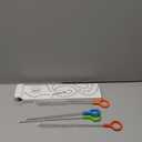 Buenalife Heavy Duty Cleaning Brushes Set of 4 - Extra Long Straw Cleaners for Metal and Plastic Reusable Drinking Straws, to Clean Small Spaces, Sippy Cups, Water Bottles - Sturdy Hard Brush Bristles (Blue & Red)