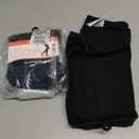 No Nonsense Women's Cotton Legging (X-Large, Black/Twilight - 2 Pair Pack)