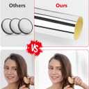 12 Pack Flexible Mirror Sheets 12x12 Inch Self Adhesive Non-Glass Mirror Tiles, Cuttable Shatterproof Acrylic Stickers, Safe Reflective Film for DIY Home Wall Decor Kitchen Bedroom