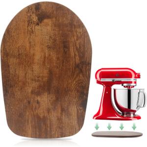 Compatible with Kitchen aid 4.5-5 Qt Mixer Slider - Appliance Slider for Tilt Head Kitchen aid Stand Mixer Artisan, Countertop Storage Mover Sliding Tray Accessories Attachments (4 .5-5 Qt - Brown)